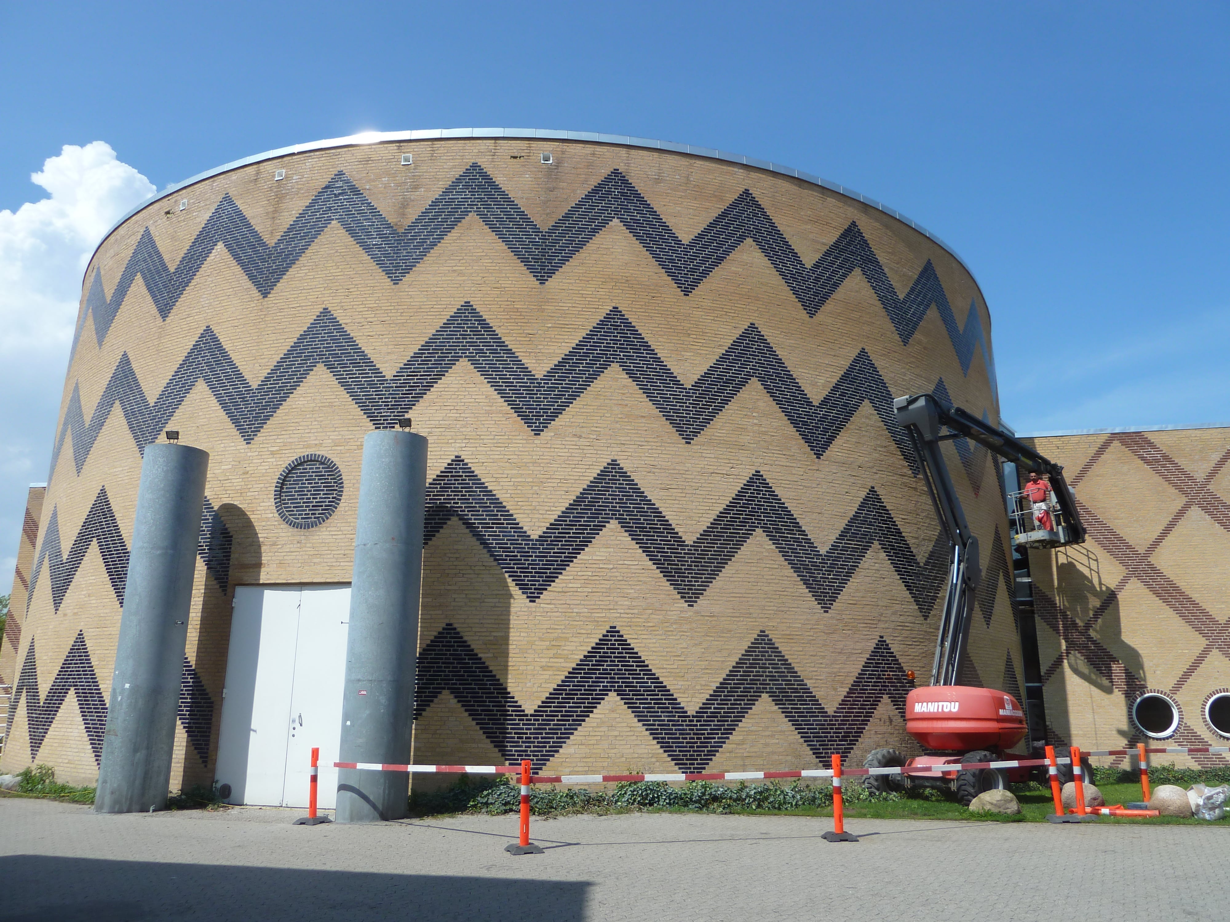 Murværksrenovering på Kulturcenter Trommen